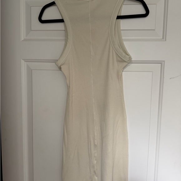 SKIMS Cream Ribbed Mini Dress - Picture 4 of 4